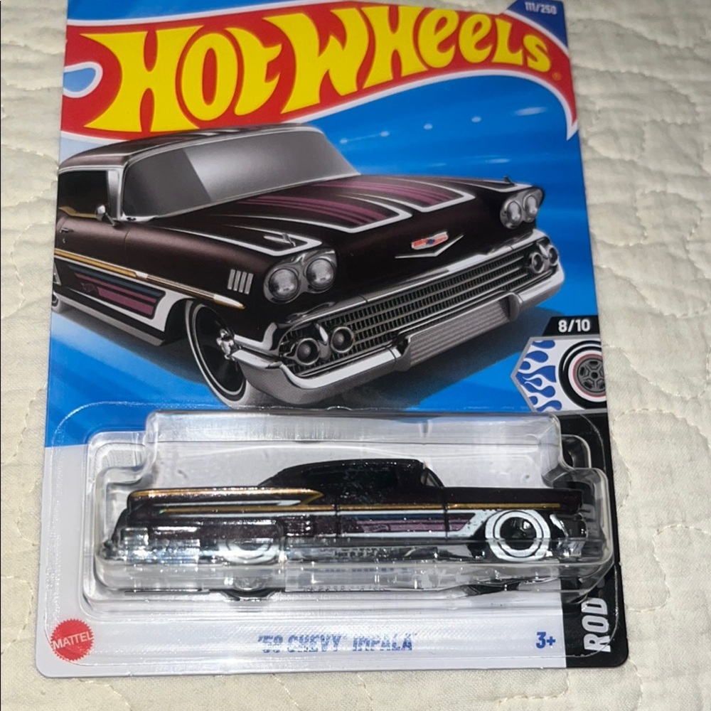Hot Wheels 58 Chevy Impala Die-Cast Model